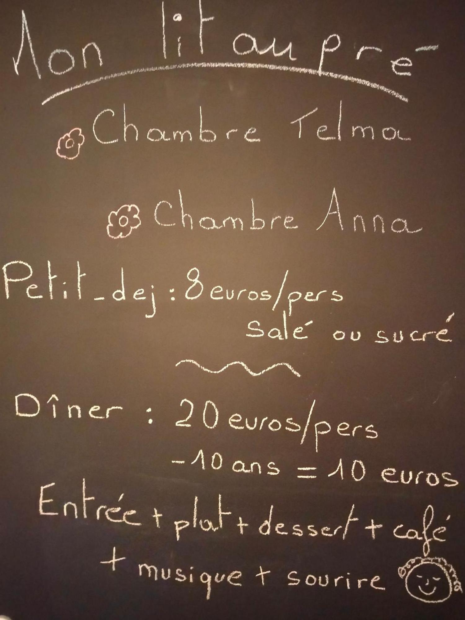 Chambre Telma 2 Pers Avec Piscine "Mon Lit Au Pre" Couples Ou Femmes Seulement Pontours Eksteriør billede